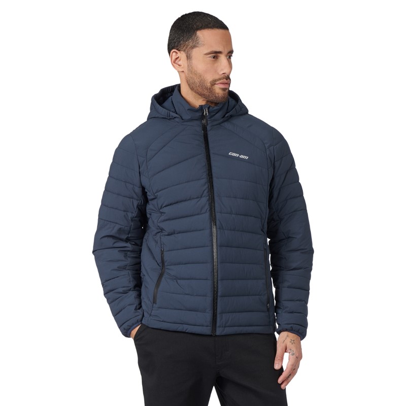 CAN AM PUFFER HOODED JACKET