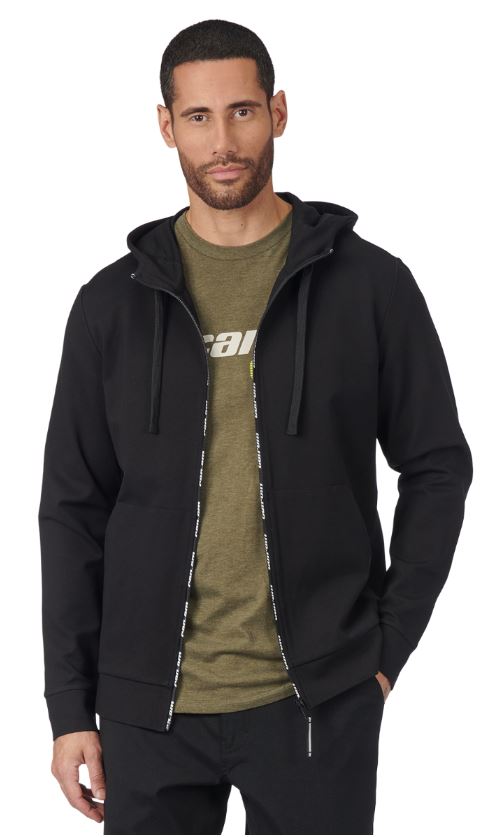 Zip-Up Ponte zipzáras pulóver, kapucnis
