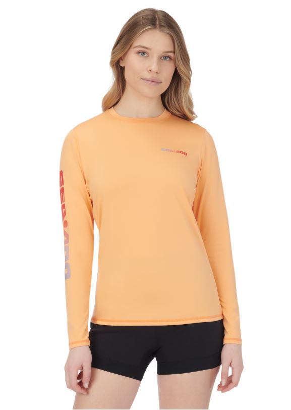 W SEA-DOO LS RASHGUARD CORAL