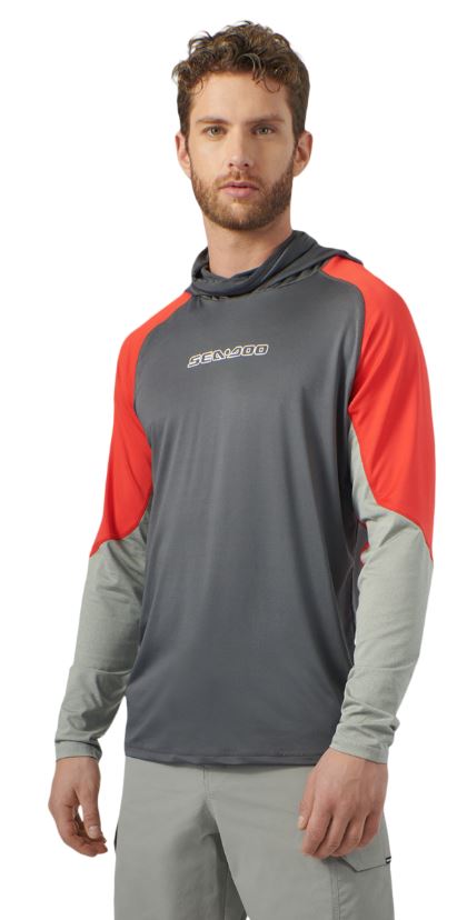 UV PROTECTION HOODED SHIRT MEN